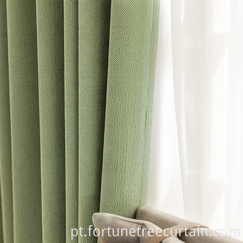 Anti-crease Jacquard Curtain